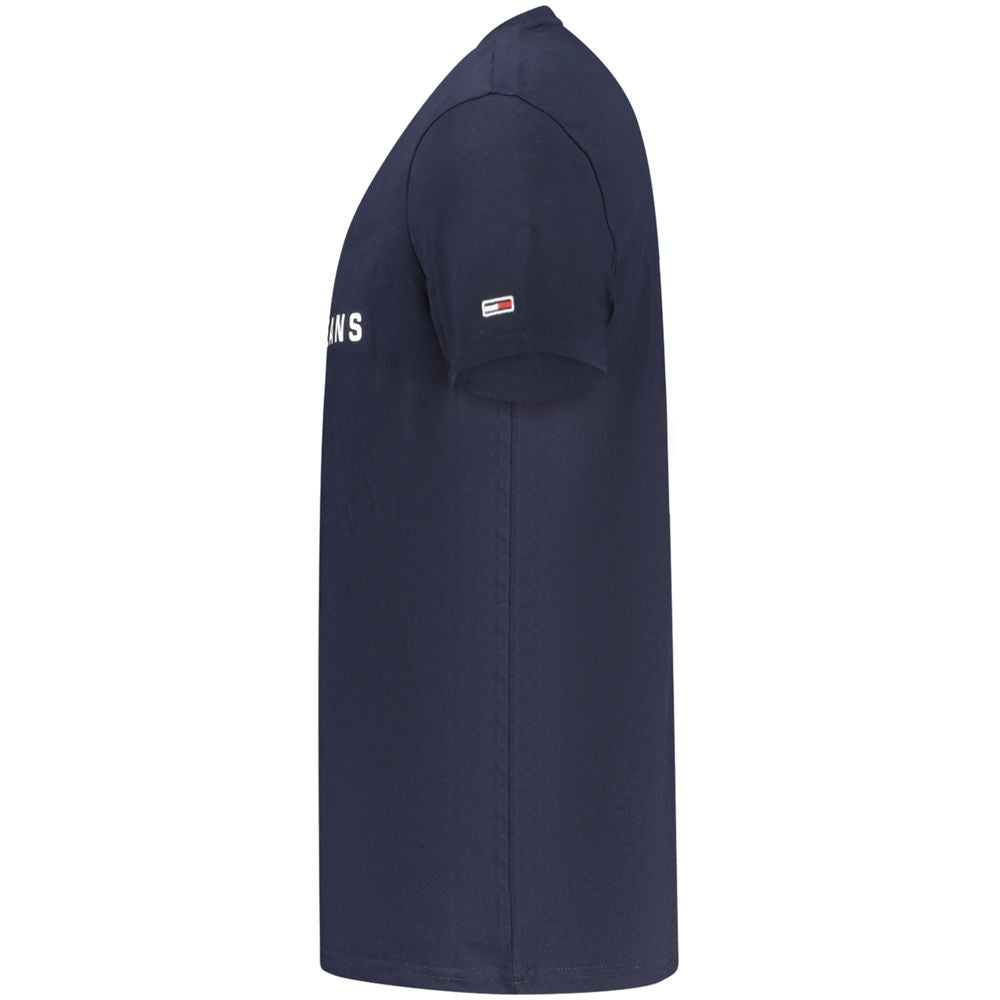 Tommy Hilfiger Blue Cotton Men's T-Shirt