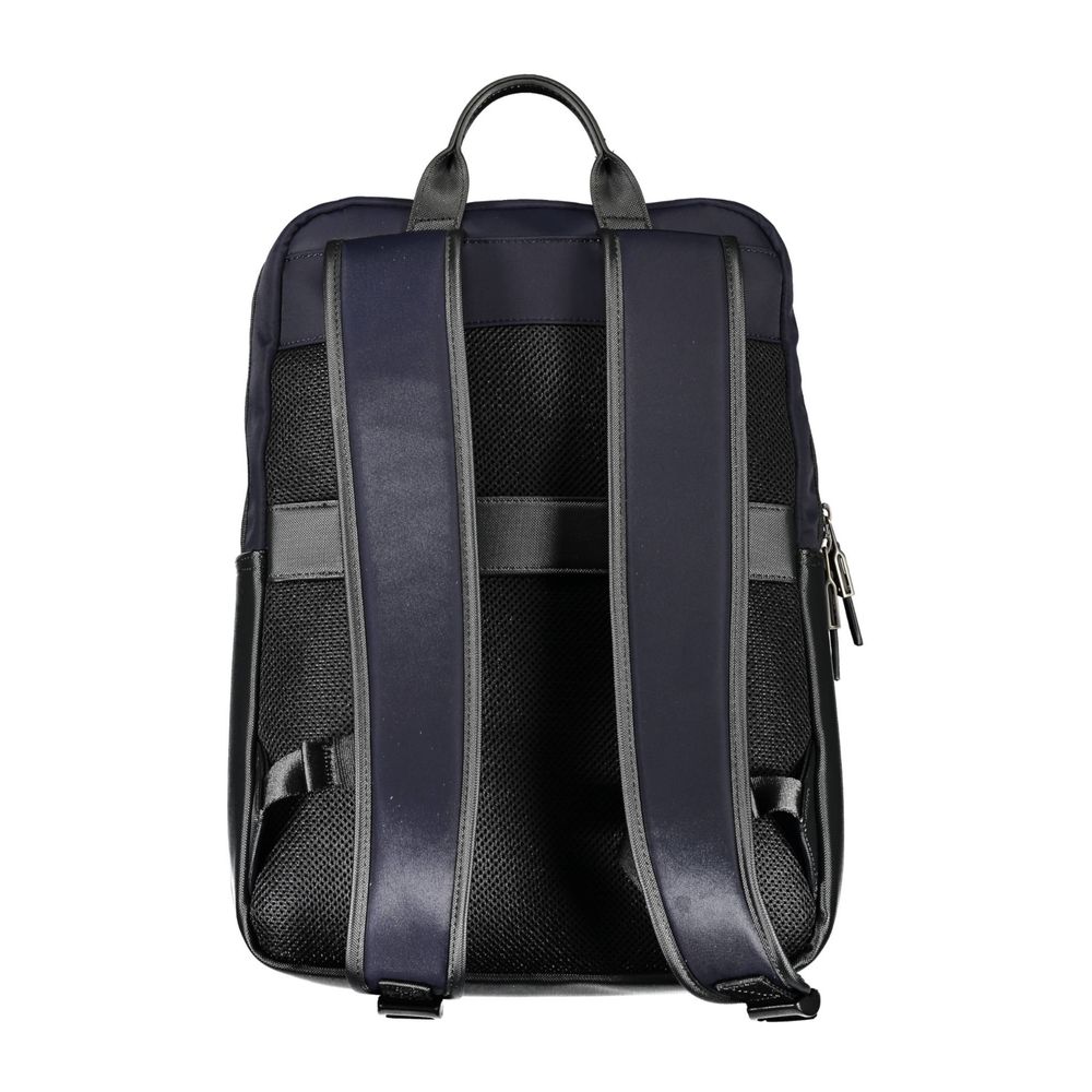 Tommy Hilfiger Blue Polyurethane Men's Backpack Tommy Hilfiger