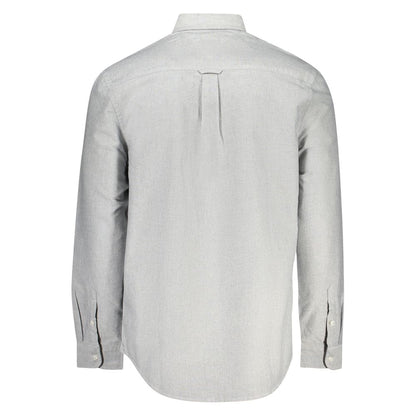 Tommy Hilfiger Grigio Cotton Men Shirt