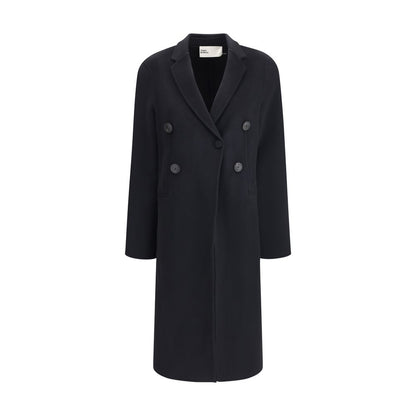 Tory Burch Black Wool Coat Tory Burch