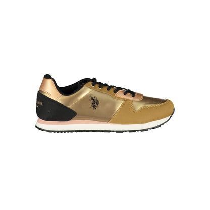 U.S. POLO ASSN. Oro Poliuretano Donna Sneaker U.S. POLO ASSN.