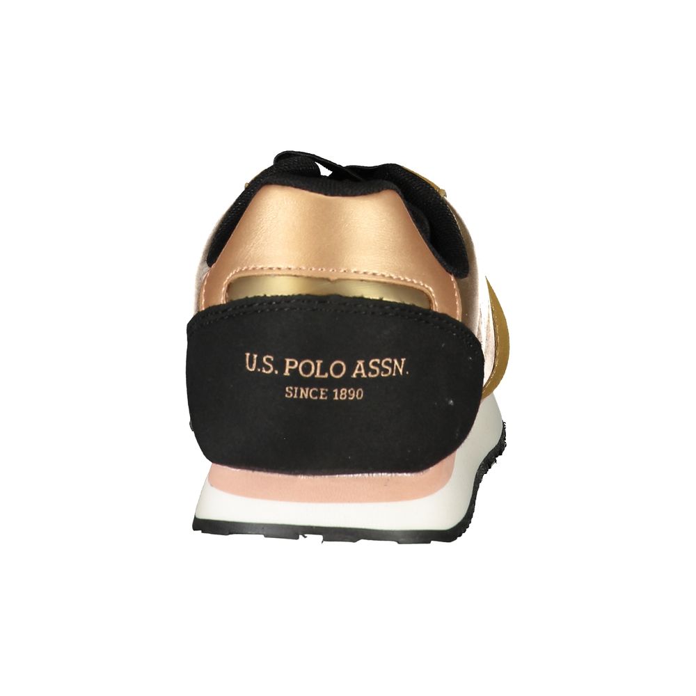 U.S. POLO ASSN. Oro Poliuretano Donna Sneaker