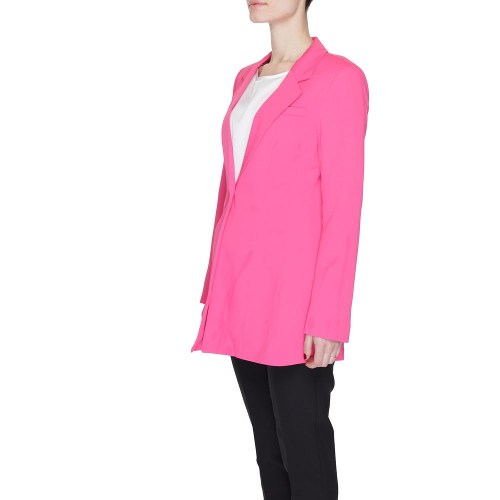 Vero Moda Pink Polyester Blazer Vero Moda