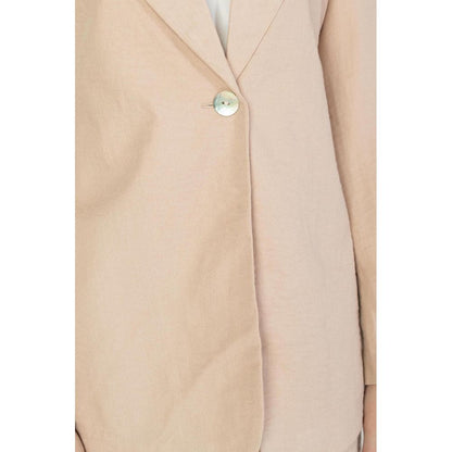 Vero Moda Pink Viscose Blazer Vero Moda