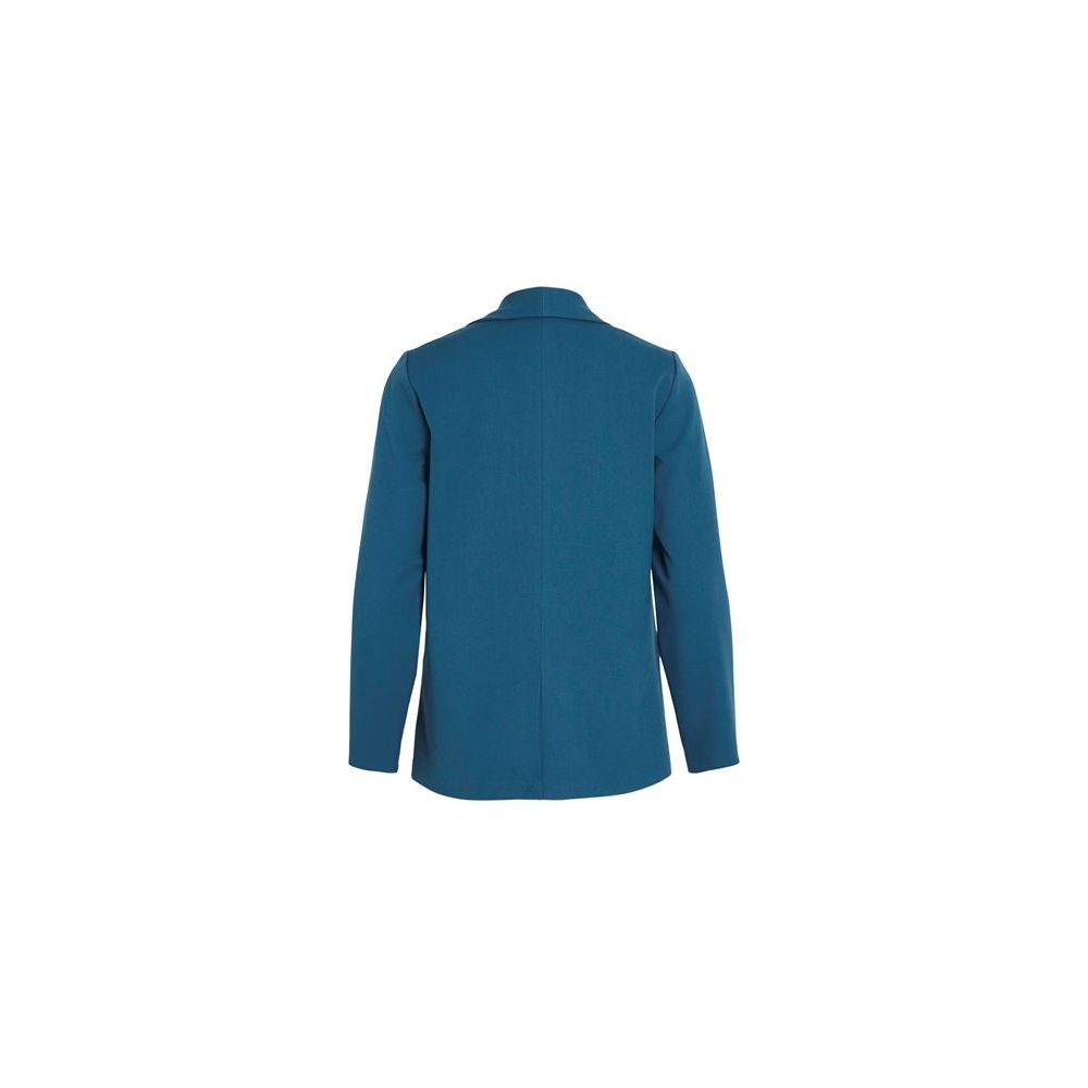 Vila Clothes Blue Polyester Blazer Vila Clothes