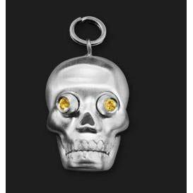 AMBROSINI JEWELS - CIONDOLO ARGENTO 925° teschio finitura bianca AMBROSINI JEWELS